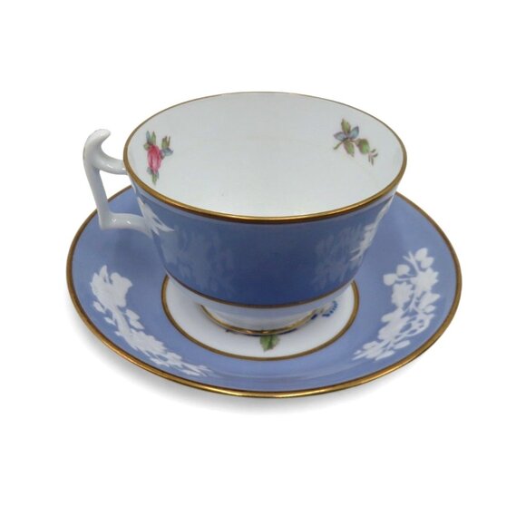 SPODE COPELANDS Maritime Rose Tea Cup And Saucer Set England Vintage - Picture 3 of 11